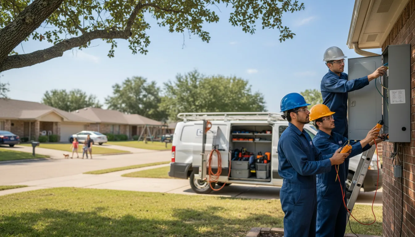 Certified electrician providing emergency electrical services in Lacona, NY